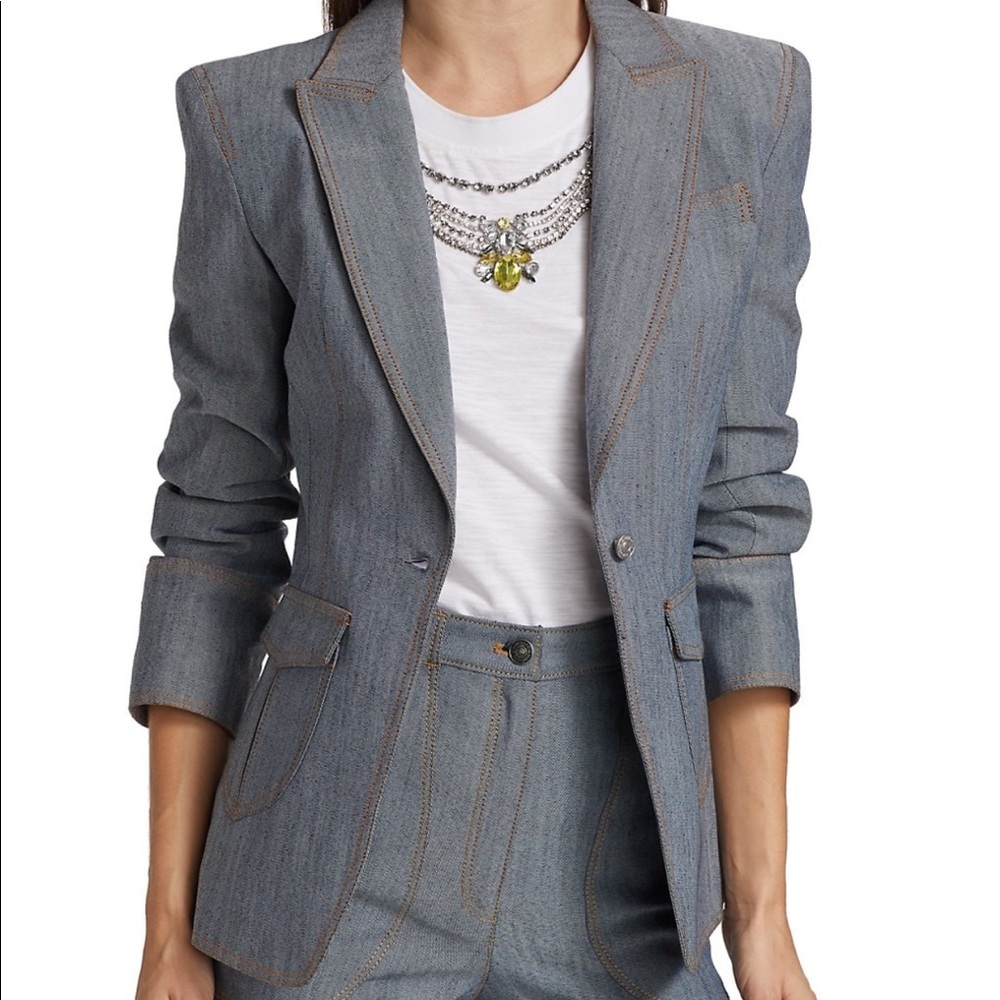 Cinq à Sept
Louisa Gathered Sleeve Jacket US 4